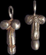 Good Luck Silver Phallus Charm/Pendent Good Luck Silver Phallus Charm/Pendent